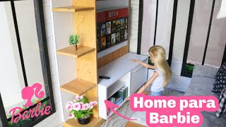 COMO FAZER UM HOME PARA A SALA DA BARBIE