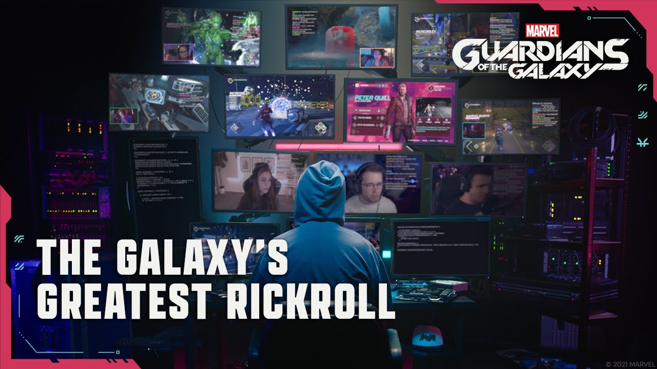 Movie poster of rick astley's quest for the legendary rickroll amulet