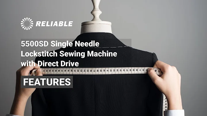 The All-New 5500SD Single Needle Lockstitch Sewing Machine