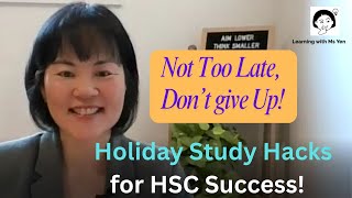 #38_Holiday Study Hacks for HSC Success!