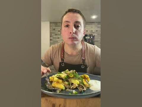 Картошка с грибами, рецепт жаренной картошки с вешенками. - YouTube