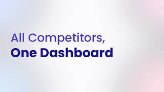 Your Competitor Dashboard in Panoramata (Full Guide)