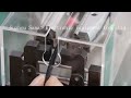Semi-automatic sheathed cable inner cores stripping machine