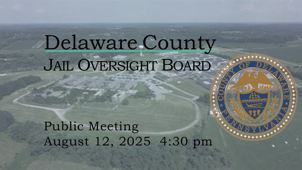 Jail Oversight Board Meeting 8.12.25 4:30p - YouTube