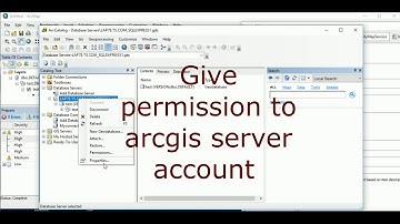 Arcgis Server  Publishing a map service and registering database to server