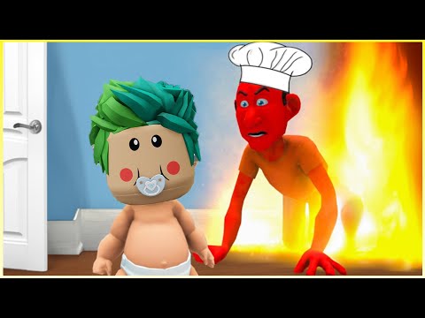 BEBEKLER BÜYÜKLERDEN KAÇIYOR | ROBLOX ✈️ BAKE DA BABY | HAN KANAL KÜBRA NİSA PRATİK OYUN