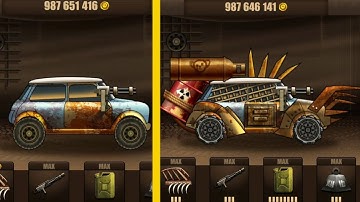 Zombie Hill Racing - All Level! MAX Car Evaluation - Walkthrough Gameplay Android,iOS