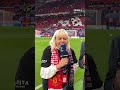MAMA TYMKA PUCHACZA OGROMNIE DUMNA Z SYNA! 🥹🥹 WYWIAD PRZED MECZEM MAN UNITED - SABAH! #piłkanożna