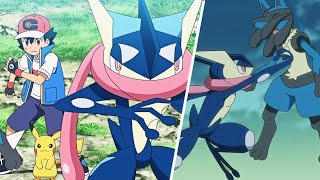 GRENINJA RETURNS | Lucario vs Greninja - Pokemon Sword And Shield Episode 108 | Pokemon Journeys Mix
