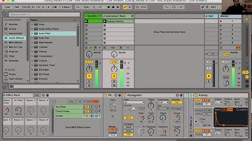 Ableton Rack Inception: Using Racks In Live - 4. Mapping Rack Macro Knobs