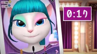 Latest 2016 Talking Angela   One Minute Makeup Challenge ♡