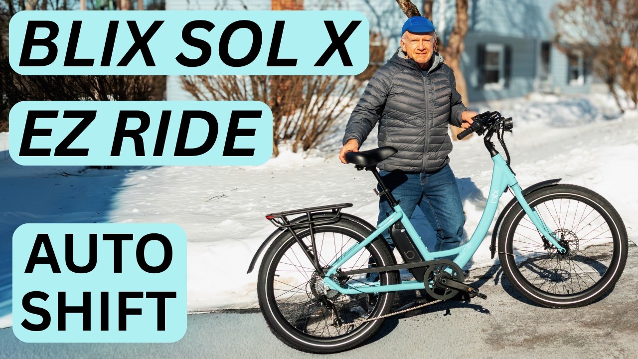 Электровелосипед BLIX Sol X ВЫСОКОГО КАЧЕСТВА - АВТОМАТИЧЕСКОЕ ПЕРЕКЛЮЧЕНИЕ ПЕРЕДАЧ - ЛЕГКОЕ УПРА...