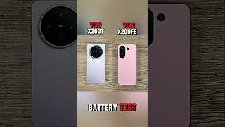 vivo x200t vs vivo x200fe battery test 🤯 #vivox200fe  #vivox200t #vivox200pro #vivox300pro