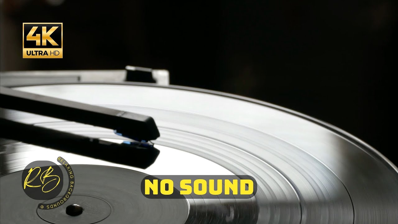 TV Background: Retro Record Player in 4K No Sound 1 hour