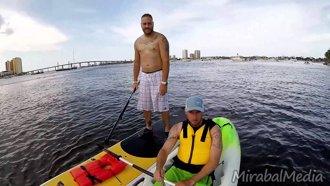 Kayaking at Peanut Island, Florida YouTube