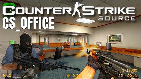 Counter-Strike: Source 2022 Gameplay on cs_office (33-4)