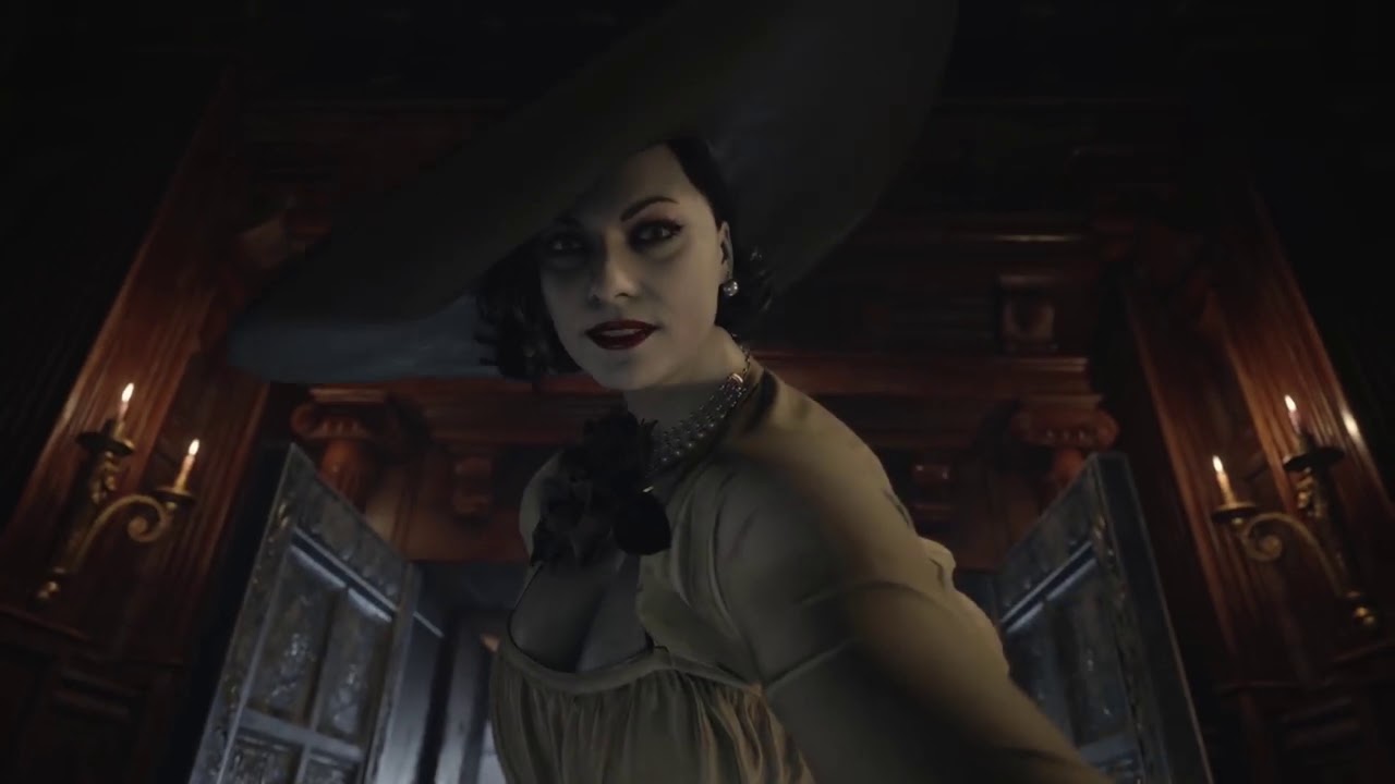 Resident Evil's Tall Vampire Lady Vince McMahon meme edition