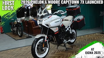 Phelon & Moore Capetown 7X Limited Edition Launched At EICMA 2025 - First Look - Only 595 Units