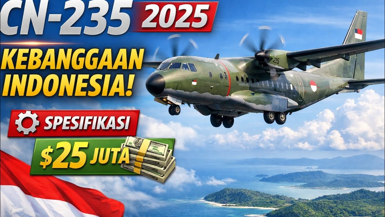 CN-235 2025 Pesawat Kebanggaan Indonesia | Harga, Spesifikasi & Peran Global