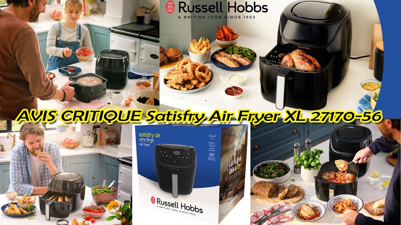 Robot de cuisine Russell Hobbs SatisFry Air & Grill avec fonction
