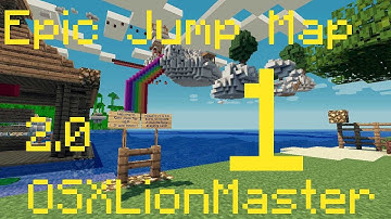 Minecraft Epic Jump Map 2.0 with Dare112 part 1 - Hardcore Parkour