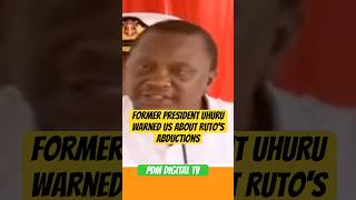 Former President Uhuru warned us about Ruto's abductions #gachagua #rutospeechtoday #uhurukenyatta
