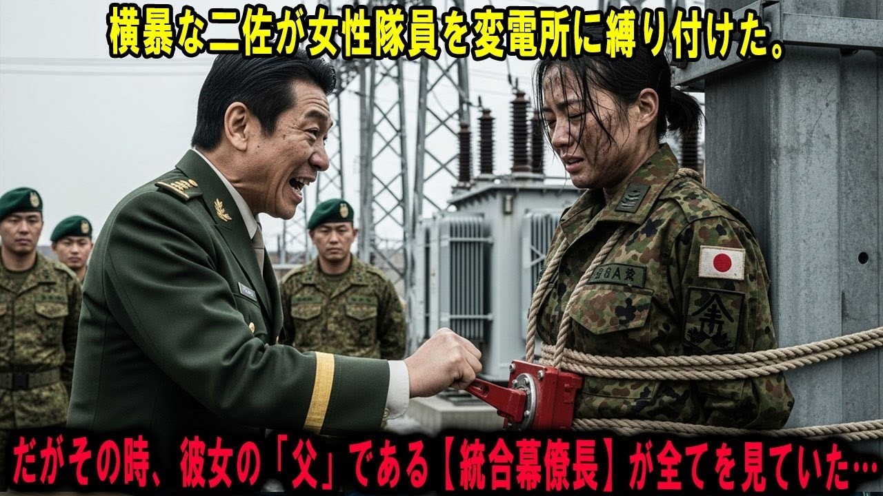 「親父に泣きつくか？」女性自衛官を見下した大隊長。だが彼女の父親は…自衛隊トップの【四つ星大将】だった。#感動の物語 #AIストーリー