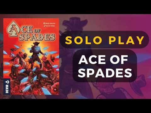 Ace of Spades Board Game Solo Gameplay  | DaniCha