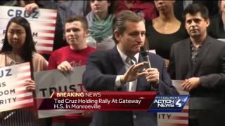 Full video: Ted Cruz holds campaign rally at Gateway High School in Monroeville