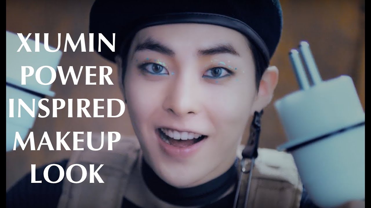 EXO XIUMIN POWER INSPIRED MAKEUP LOOK ANGEL LOVESMILE YouTube