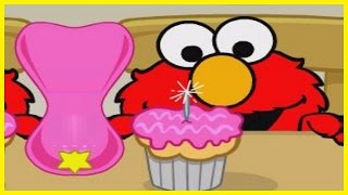 Elmos Special Cupcake With Mummy