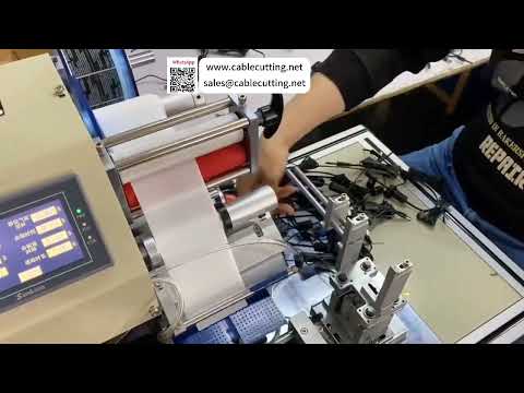 Servo Motor Wire Folding Labeling Machine  High Accuracy Feeding and Precise Label Application Tool