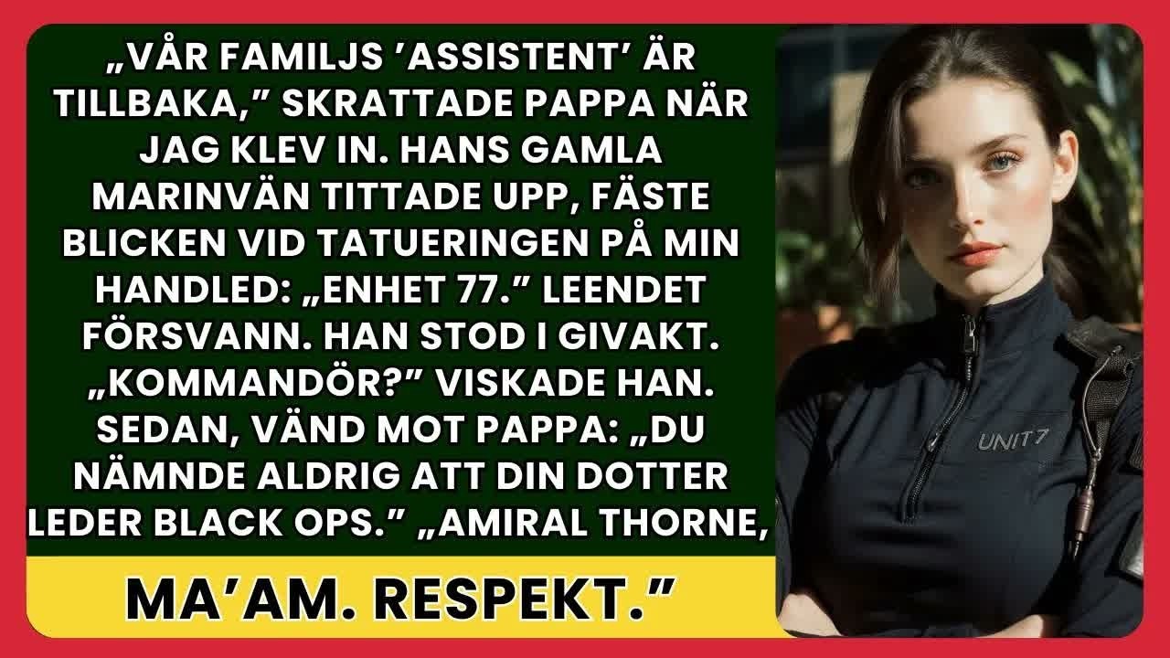 Hon kallades alltid ”bara assistenten” – tills generalen reste sig vid middagsbordet och avslöjade sanningen som skulle krossa hennes fars stolthet för alltid. En enda blick på handleden räckte...