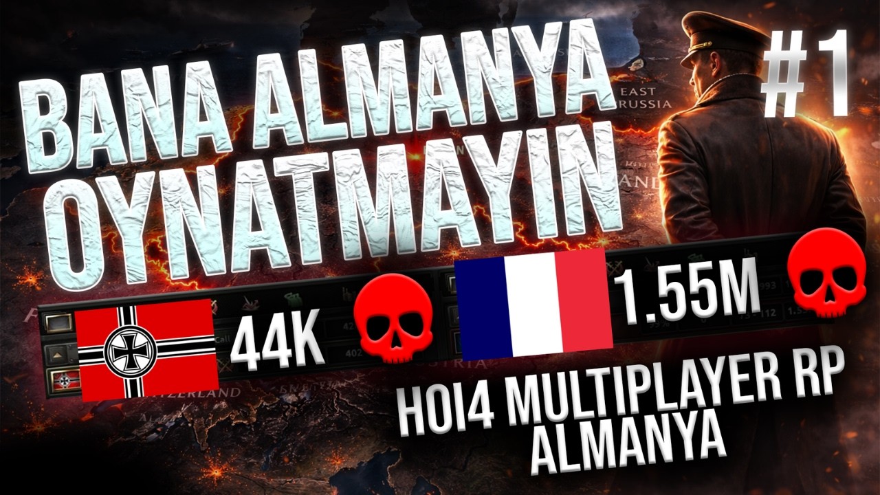 ALMANYAYI NEDEN OYNAMIYORUM | Hearts of Iron 4 - MULTIPLAYER RP | ALMANYA #1