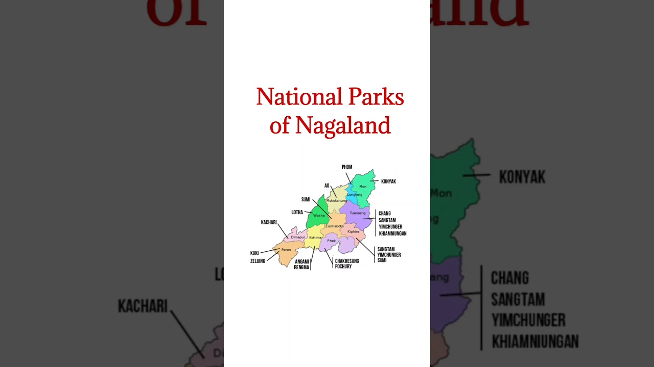 National park of Nagaland | Trick to learn National park of Nagaland |G.K Tricks by charan sir | P-2