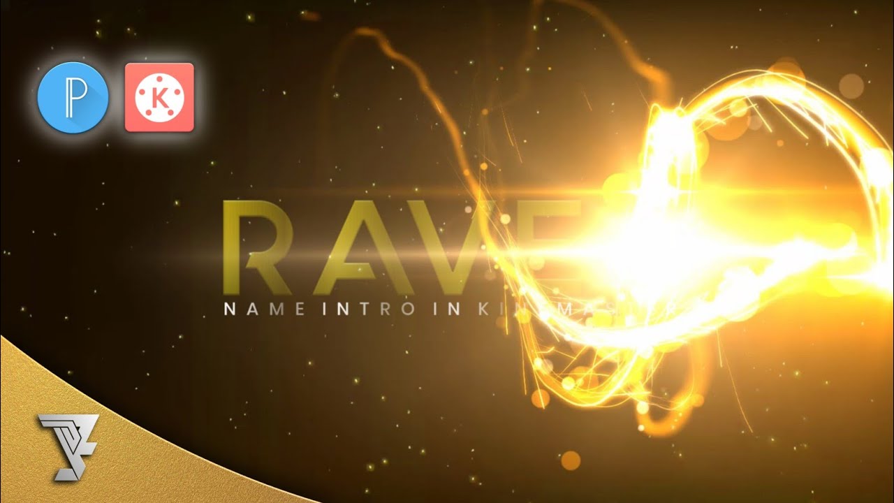 How To Make Name Intro Golden Particles In Kinemaster Tutorial || Pixellab Tutorial