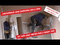 How to fit skirting and architrave with a professional carpenter complete house 2nd fix part 2