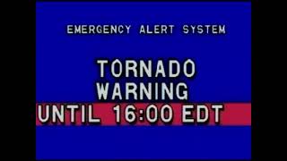 EAS Tornado Warning – WXII-TV 12, Rockingham County, NC (8/12/2004)