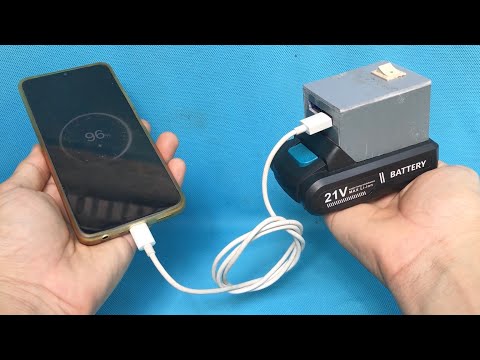 Backup Charger Using QC2.0 QC3.0 Fast Charging Module, 5S 1P 21V Battery