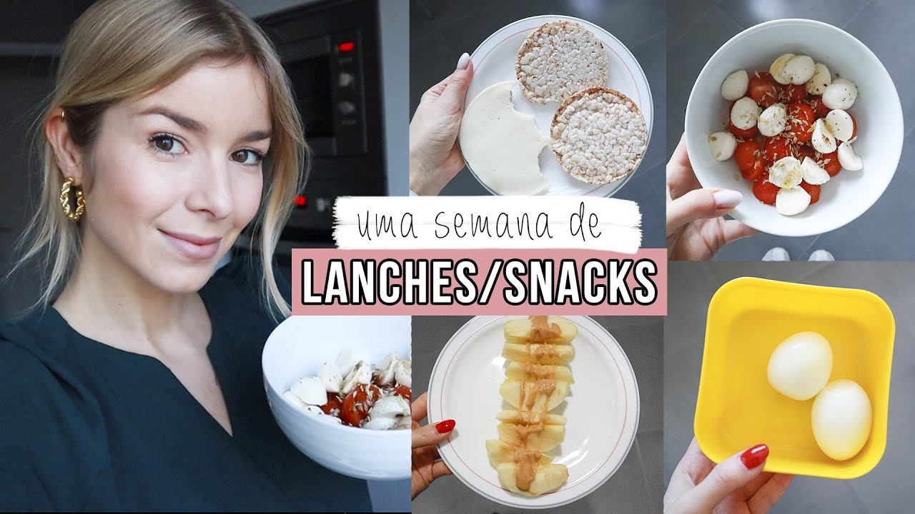 1 SEMANA DE LANCHES/SNACKS SAUDÁVEIS - 7 Sugestões | Alice Trewinnard