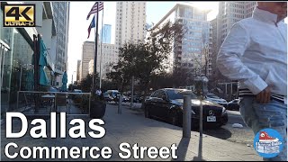 [4K] 🇺🇸 From Old West to New Urbanism: A Walking Tour of Commerce Street Dallas | A treadmill walk screenshot 5