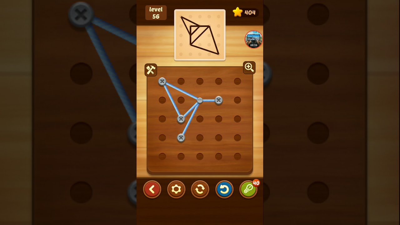 line puzzle string art Maple level 56