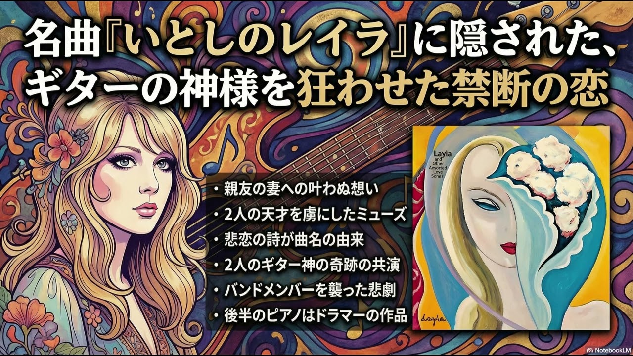 ギターの神様が狂った「禁断の恋」。名曲「いとしのレイラ」に隠された衝撃の真実