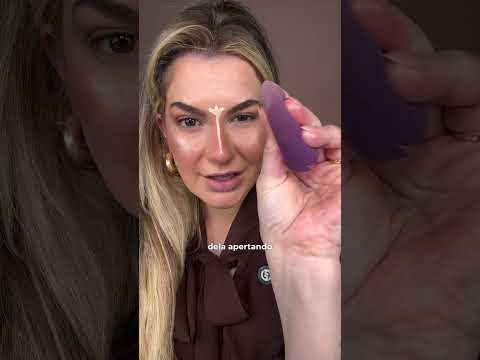 Contorno de nariz mais fácil que tu já viu na vida! #makeup #maquiagem #alicesalazar