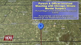 Chicago murder suspect shot by troopers following a chase down I-75 Sunday