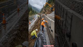 Why Retaining Walls Collapse | Common Construction Mistakes #collapse #viral #shorts #engineering