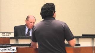 Dr. Kristopher Irizarry's public comment to the Riverside County Board of Supervisors