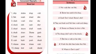 ESL Phonics Lesson: Consonant Digraphs - sh