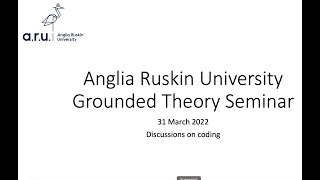 ARU GT Seminar - Discussions on coding