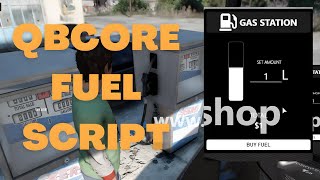 QBCore fuel script with simple ui | QBCore Script | GTA V